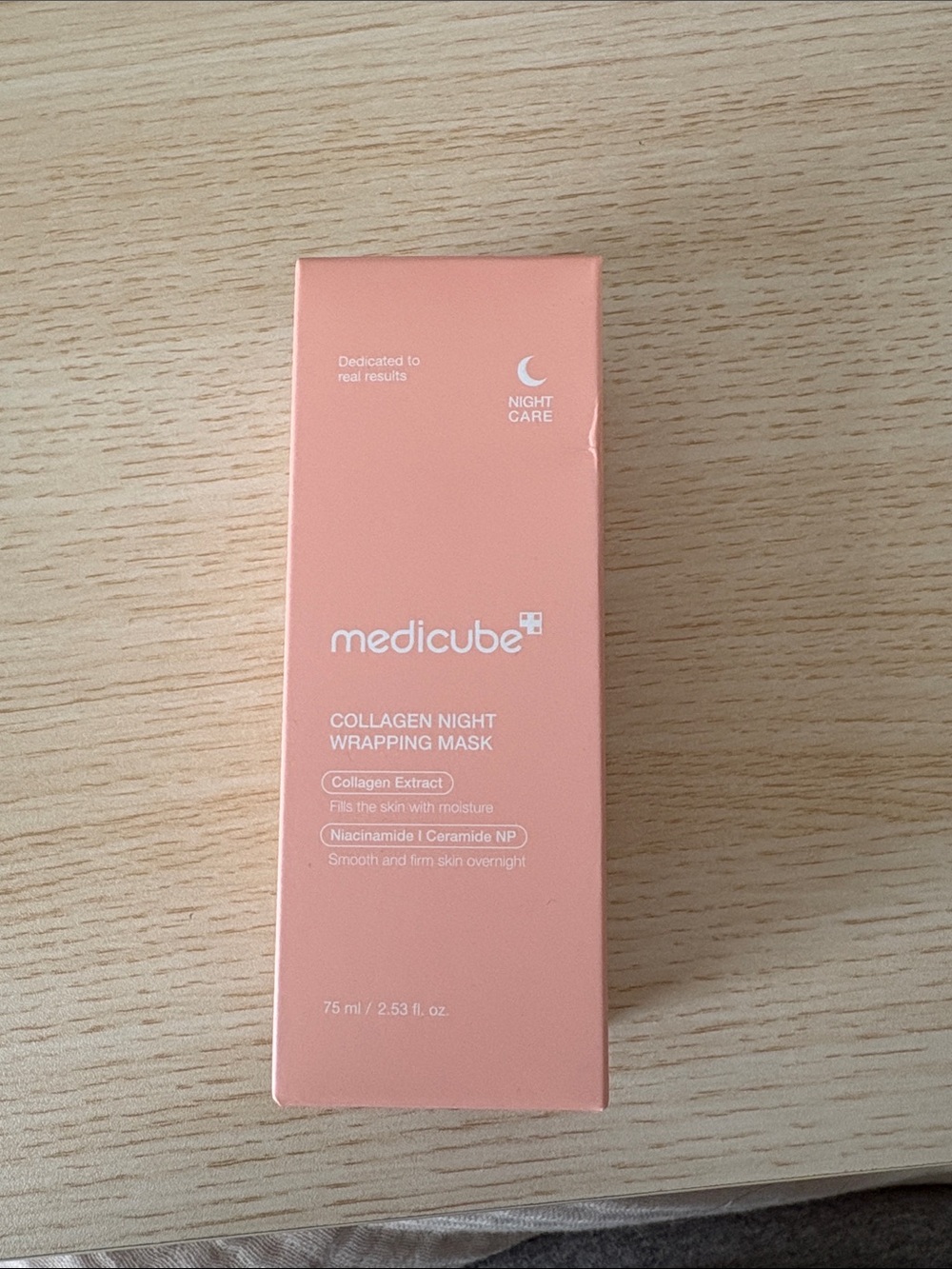 medicube Collagen Night Wrapping Mask - Peach Pink